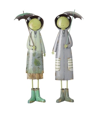 Frog Figures With Parasols...