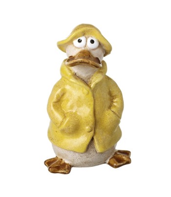 Ceramic Duck In Raincoat...