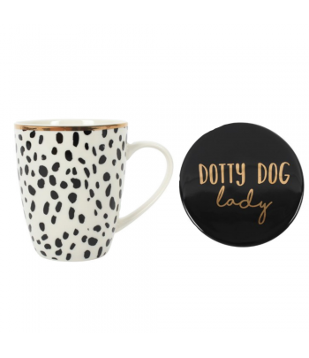 "Dotty Dog Lady" Ceramic...