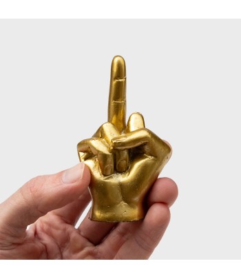 Golden middle finger lucky...