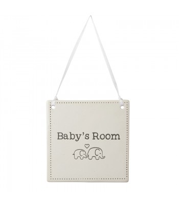 Ceramic Baby's Room Sign 10cm
