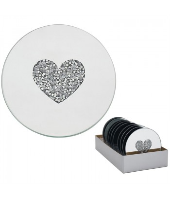 Diamante Candle Plate 10cm