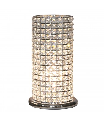 Clear Crystal Touch Lamp 38cm