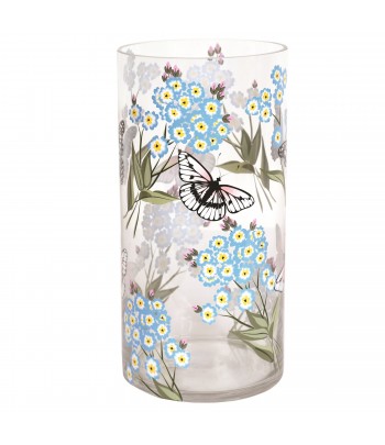Glass Butterfly and Floral...