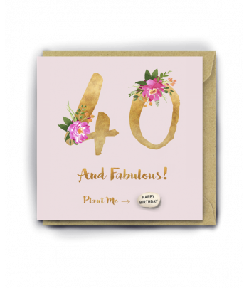 "40 And Fabulous!” Card...