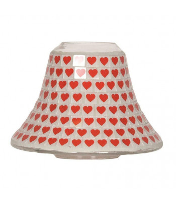 Red Heart Candle Jar Lamp...
