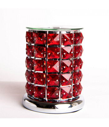 "Red Crystal" Silver Base...