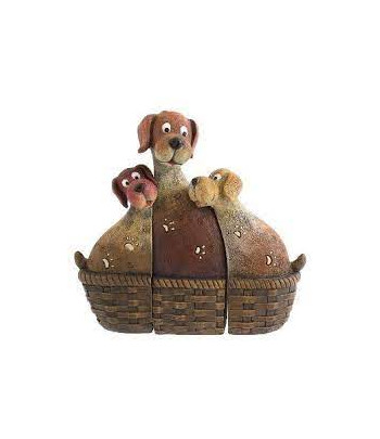 Dog Family in Basket