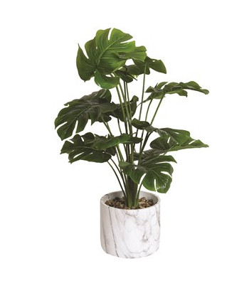 Plant in Marble Pot 65cm