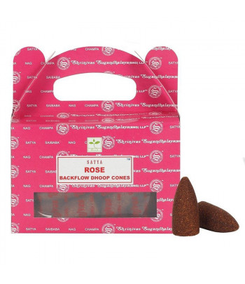 Rose Backflow incense cone