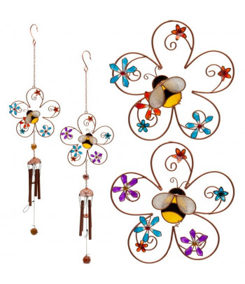 Bee and Flower Windchime