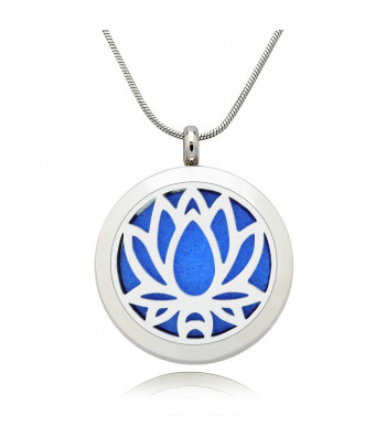 Lotus Aroma Diffuser Necklace