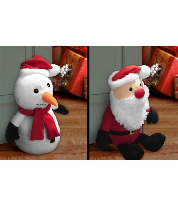 2 Assorted Santa Or Snowman...