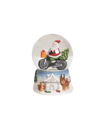 Santa Musical Snow Globe 10cm